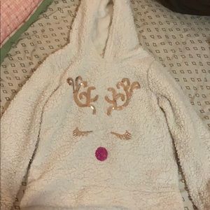 Cute reindeer’s fleece!